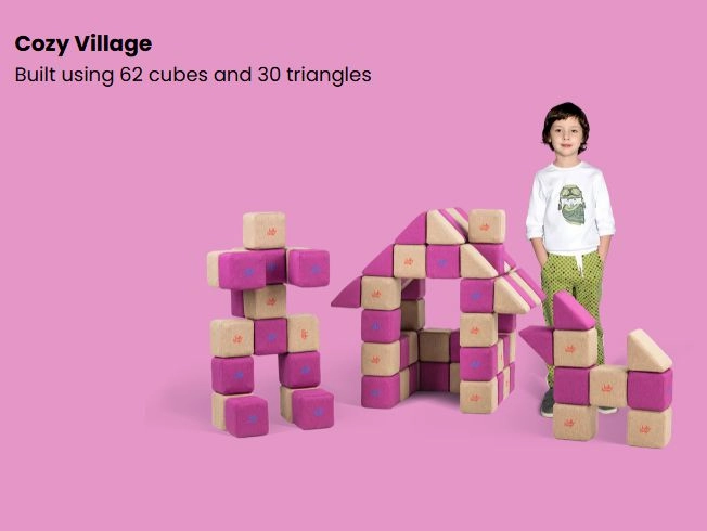 Jollyheap Magnetic Blocks Basic Set 100