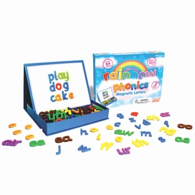 Junior Learning Rainbow Phonics Magnetic Letters, 85 Pieces (JRL 194)