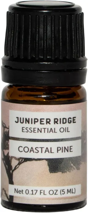 Juniper Ridge Coastal Pine Essential Oil - Refreshing Fragrance with Pine, Citrusy Conifer, & Ocean Air Notes - 5ml - Packaging May Vary