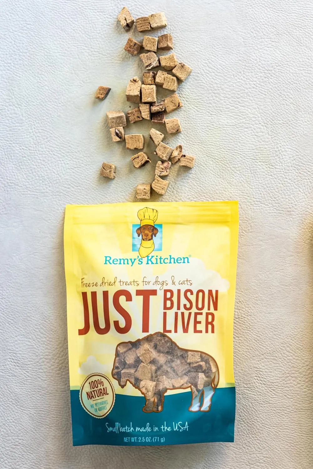 Just Turkey, Bison, Beef Freeze Dried Dog Treats USA Sourced and Small Batch -Human-Grade, All Natural Single Ingredient Dog Treat without Artificial Preservatives, Grain Free -9oz, 3-Pack