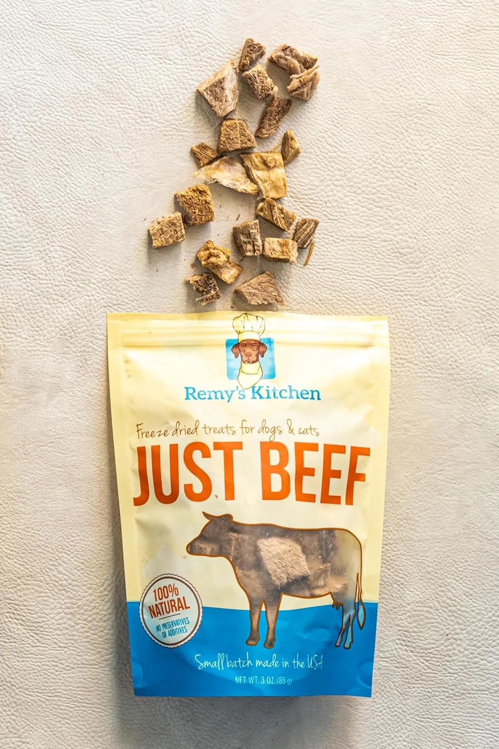 Just Turkey, Bison, Beef Freeze Dried Dog Treats USA Sourced and Small Batch -Human-Grade, All Natural Single Ingredient Dog Treat without Artificial Preservatives, Grain Free -9oz, 3-Pack