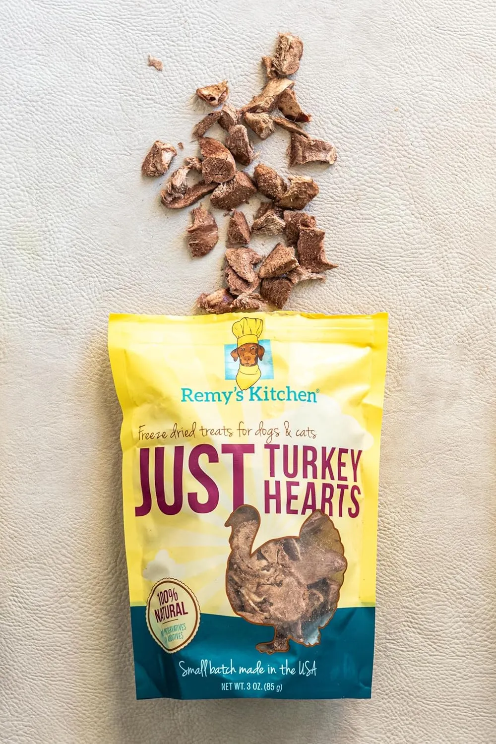 Just Turkey, Bison, Beef Freeze Dried Dog Treats USA Sourced and Small Batch -Human-Grade, All Natural Single Ingredient Dog Treat without Artificial Preservatives, Grain Free -9oz, 3-Pack