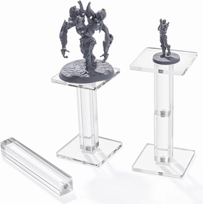 Kalami 2 Sets Flying Miniatures Magnetic Combat Riser for DND with 2" Base, 3D Single Flyer Riser for TTRPGS and Board Games