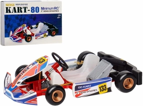 Kart-80 1/32 RC Drift Car for Adults, 2.4G Mini RC Kart Assembly Model Kit Without Remote Control, Receiver, Remote Control Karting Remote Control Car RC Racing Car RC Vehicle Gift