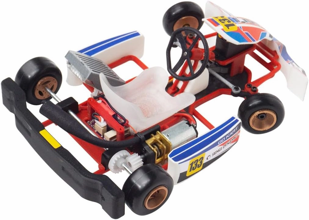 Kart-80 1/32 RC Drift Car for Adults, 2.4G Mini RC Kart Assembly Model Kit Without Remote Control, Receiver, Remote Control Karting Remote Control Car RC Racing Car RC Vehicle Gift