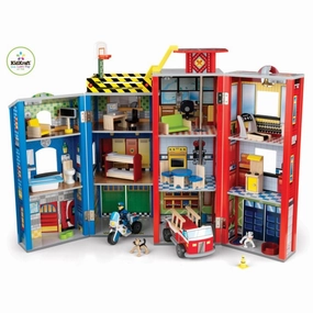 Kidkraft Everyday Heroes Wooden Play Set