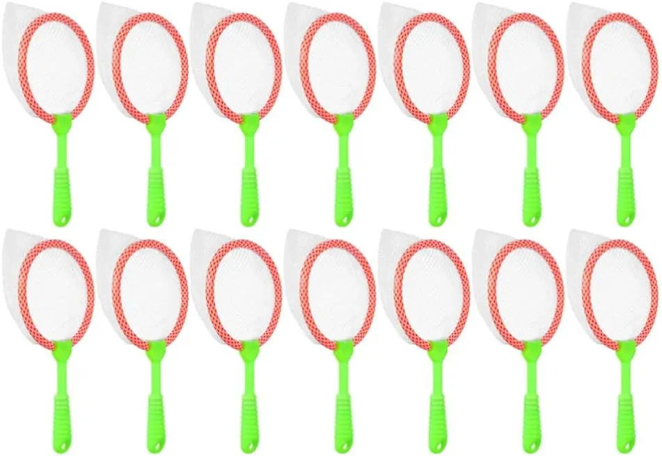 Kids Toys Kids Toys 14Pcs Mini Catcher Net Fish Catching Net Toy Kids Telescopic Net Fish Collecting Net Nature Exploration Observation Toy (Random Color) Baby Baby