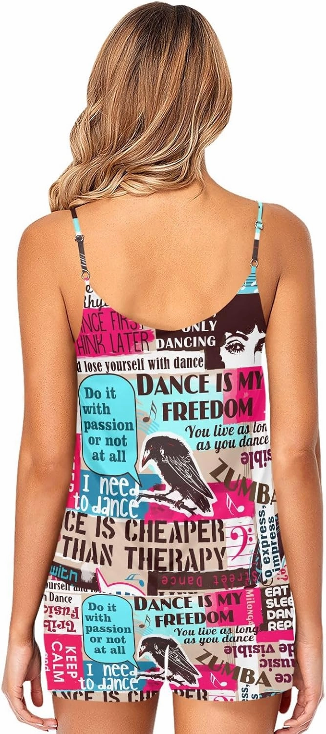 Koalas Bear Womens Cami Shorts Pajama Sets Soft 2 Piece Pj Lounge Set Sleep Sleepwear