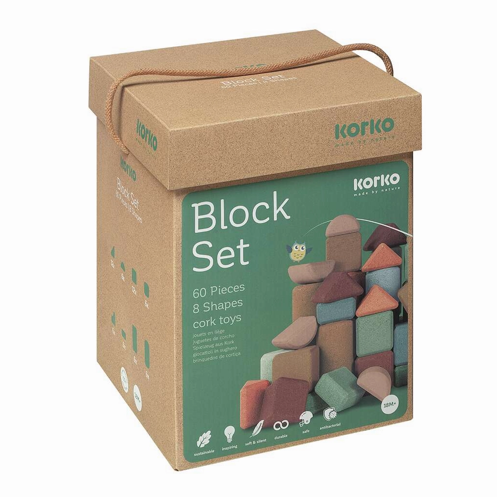 Korko Giant Architects Cork Block Set