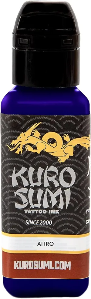 Kuro Sumi Ai IRO, Vegan Friendly, Professional Ink 3oz