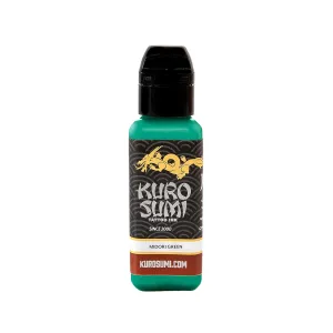 Kuro Sumi Midori Green, Vegan Friendly, Professional Ink 3oz