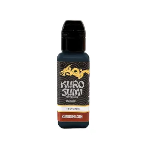Kuro Sumi Ninja Smoke Grey, Vegan Friendly, Professional Ink 1.5oz