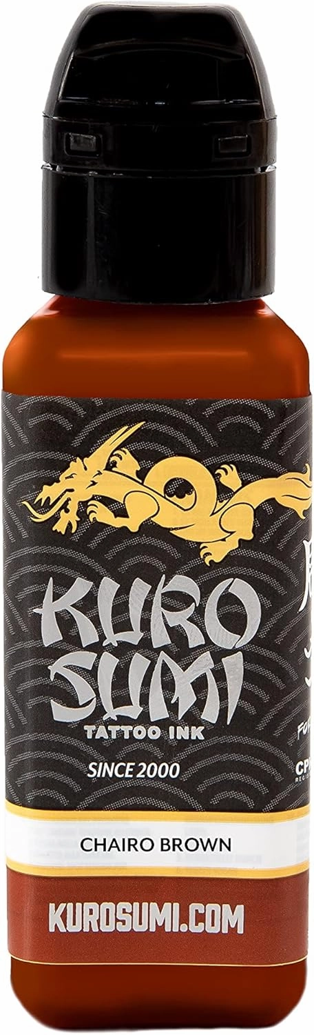 Kuro Sumi Chairo Brown, Vegan Friendly, Professional Ink 3oz