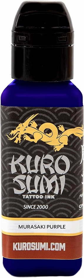 Kuro Sumi Murasaki Purple, Vegan Friendly, Professional Ink 3oz