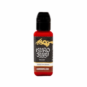 Kuro Sumi Rising Sun Orange, Vegan Friendly, Professional Ink 1.5oz