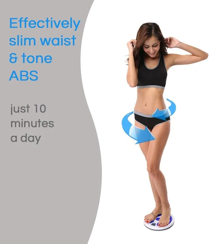 KYTO Waist Twister Disc, Waist Twist Board for Exercise Twisting Waist Disc with Counter Waist Twister for Women Belly Fat Body Shaping Fitness Twister Machine with Massage Foot Sole