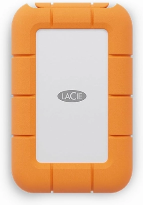 LaCie Rugged Mini Externe SSD 2TB, PC/Mac/iPad/Thunderbolt, 40 Gb/s, 2.000 MB/s, Rescue Services (STMF2000400)