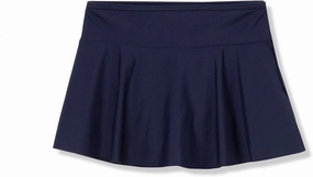 Lands' End Girls Slim Swim Mini Skirt Swim Bottoms