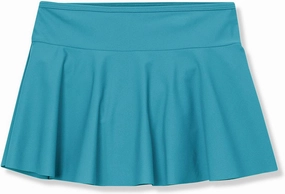 Lands' End Girls Slim Swim Mini Skirt Swim Bottoms