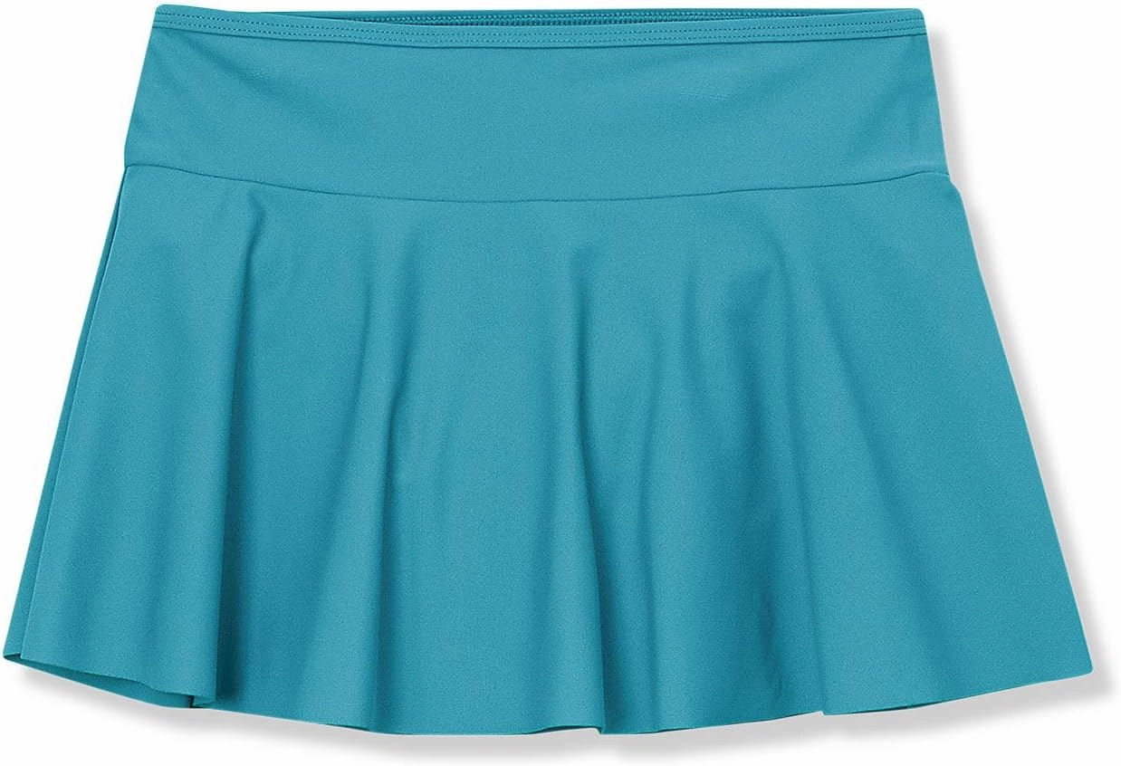 Lands' End Girls Slim Swim Mini Skirt Swim Bottoms