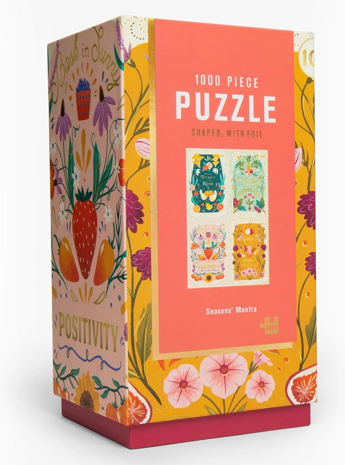 Lantern Press 1000 Piece Jigsaw Puzzle, Firelight Collection, Seasons Mantra