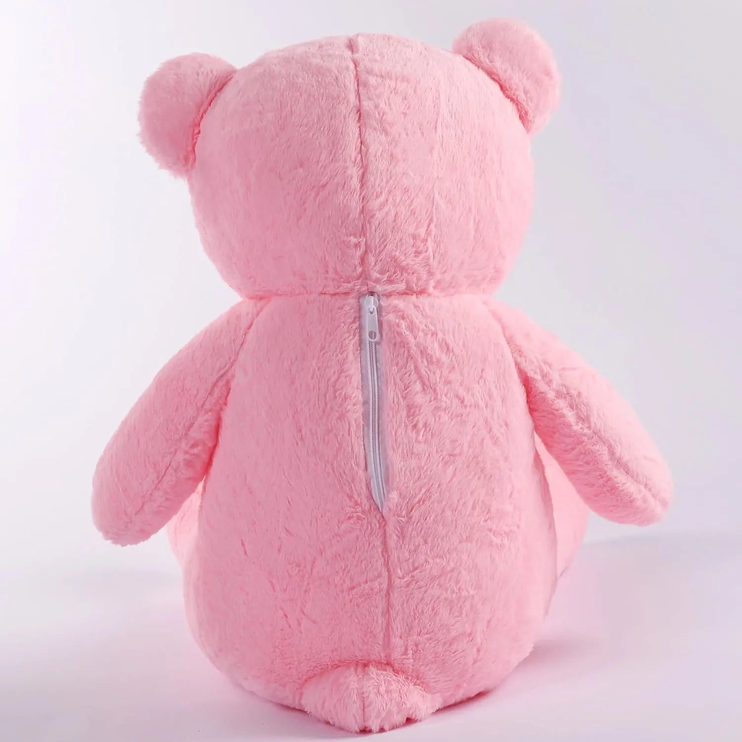 Large 3.3 FT Pink Teddy Bear Stuffed Animals Plush Teddy Bear Toy with Bow Tie