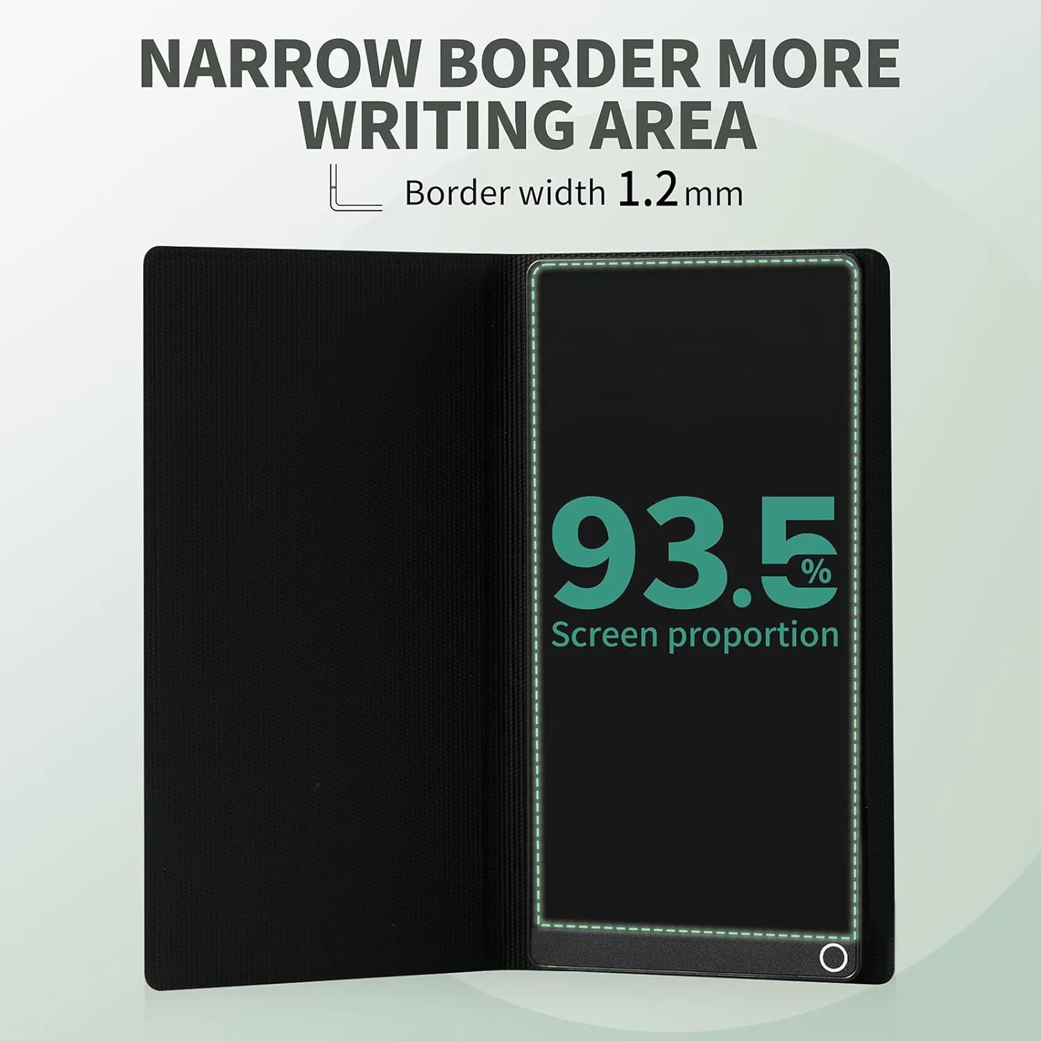 LCD Writing Tablet for Adults: 6.5 Inch with Leather Case Full Screen Reusable Digital Notepad Portable Use for Office Study Teaching