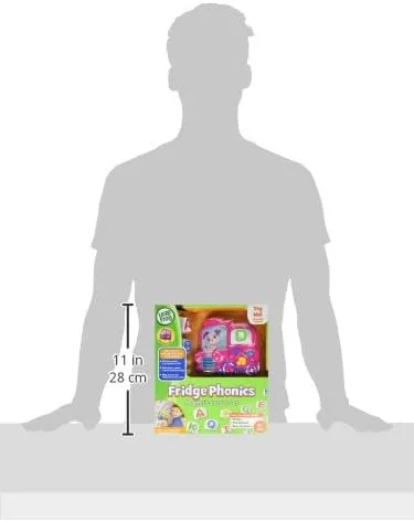 LeapFrog Fridge Phonics Magnetic Letter Set, Pink