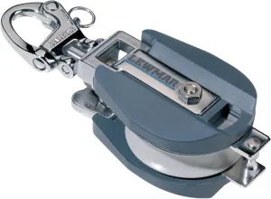 Lewmar Snatch Block Size 1 Delrin Sheave for Spinnaker Sail Line Handling, Stainless Steel Bearing, 2500 lb. Working Load Limit, 2-5/8" Sheave Diameter, Accommodates 9/16" Line Size - 19810600