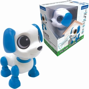 Lexibook Power Puppy - Mini - My Little Robot Dog - Robot Dog with Sounds, Music, Light Effects, Voice Repeat and Sound Reaction, Toy for Boys and Girls - ROB02DOG