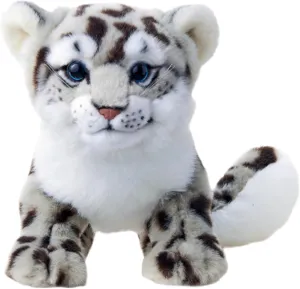 Lifelike Snow Leopard Plush Toy, Cute Snow Leopard Stuffed Animals Toys Doll, Soft Plush Stuffed Animal Plushie, Original Design Toy