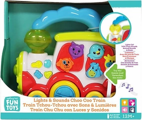 Lights & Sounds Animal Choo Choo Train Designed for Children Ages 12  Months, Multi (211612)