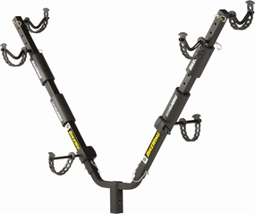 Lippert BikeWing Double Bike Rack Carrier for Trailers and Towing Vehicles, 2 Bikes, Adjustable Wheel Cradles, Sway Control Technology, Fits Most Adult, Kids Bicycle Frames, 80 lbs. Capacity - 731137