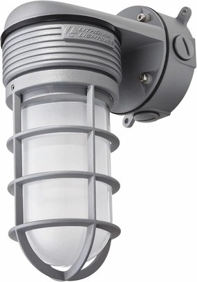 Lithonia Lighting OLVTWM M6 Wall Mount LED Vapor Tight, 600 lumens, 4000K, 15 Watts, 120 volts, Gray