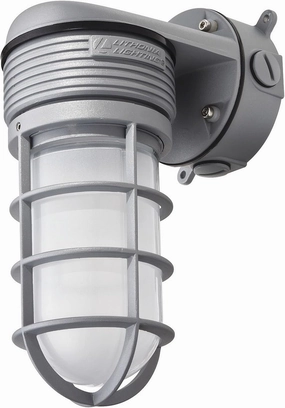 Lithonia Lighting OLVTWM M6 Wall Mount LED Vapor Tight, 600 lumens, 4000K, 15 Watts, 120 volts, Gray