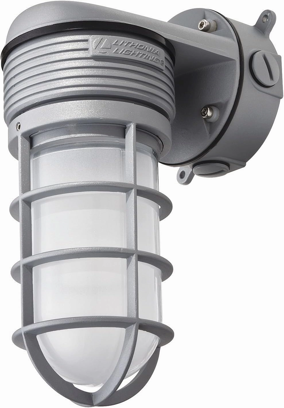 Lithonia Lighting OLVTWM M6 Wall Mount LED Vapor Tight, 600 lumens, 4000K, 15 Watts, 120 volts, Gray