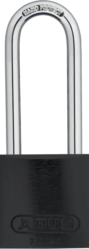 Lockout Padlock, KD, Black, 1/4In. Dia.