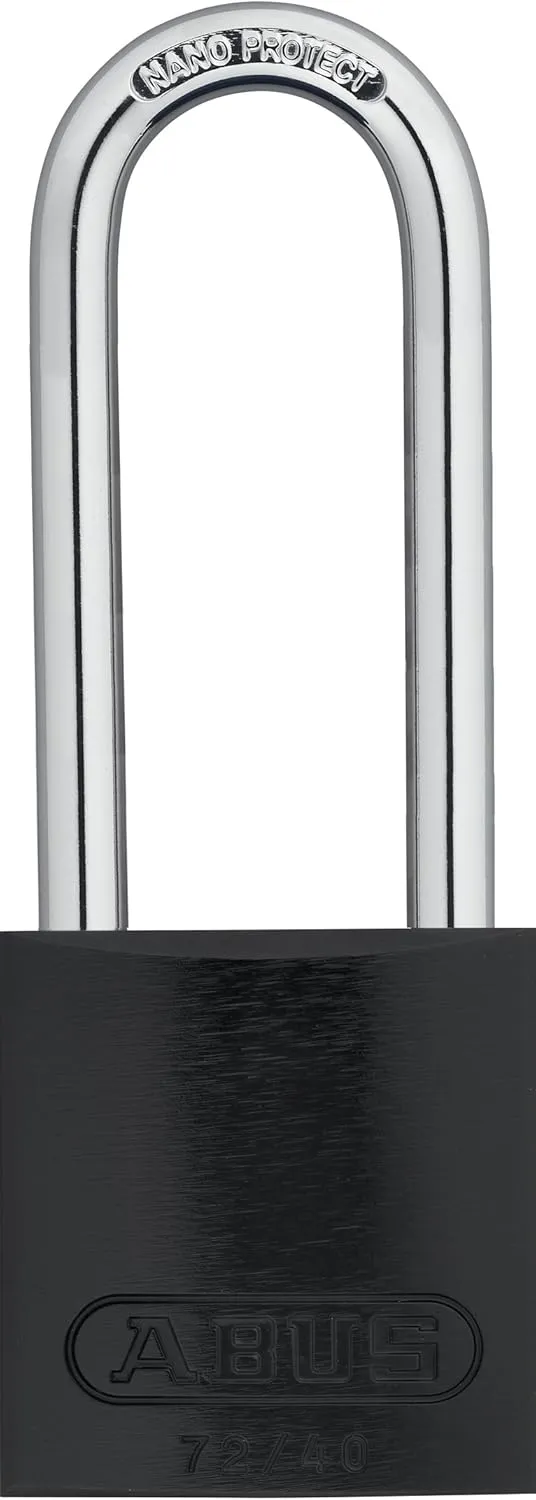 Lockout Padlock, KD, Black, 1/4In. Dia.