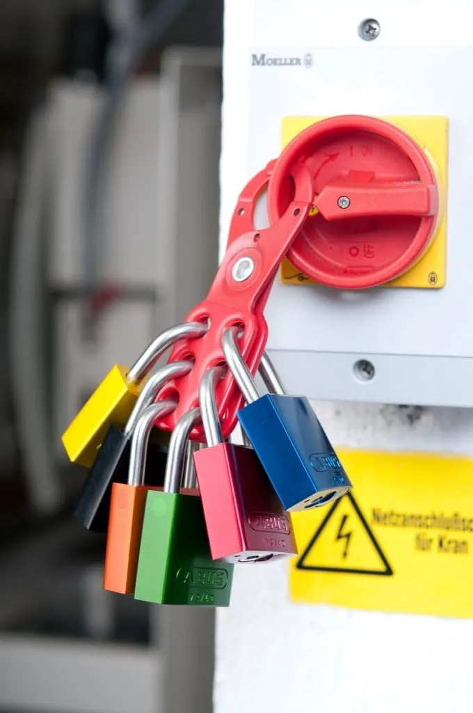 Lockout Padlock, KD, Purple, 1/4 in. Dia.