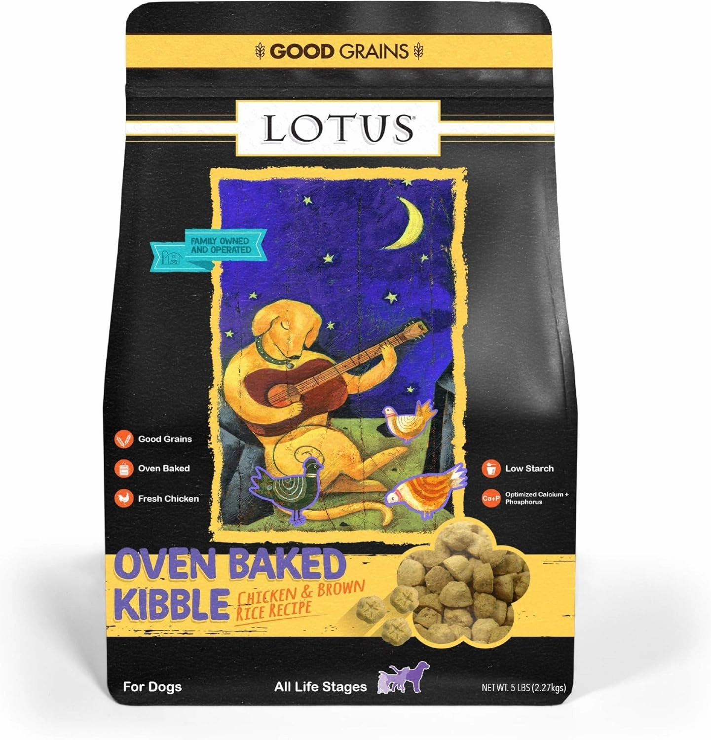 Lotus Chicken Recipe Dry Dog Food, 5 Pounds