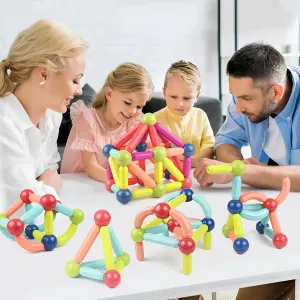 Luxora Magnetic Sticks Building Blocks Montessori Toys