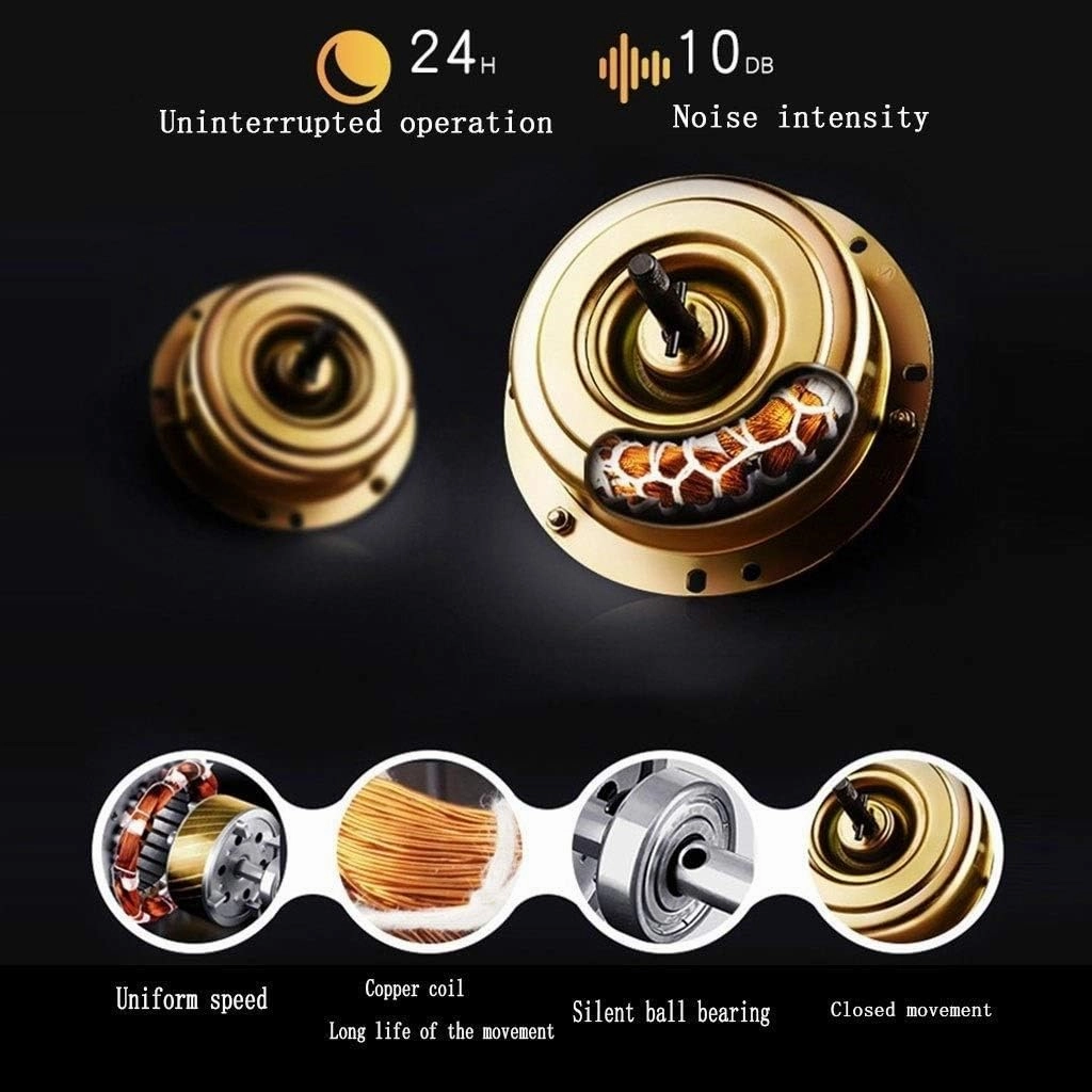 Luxury Wood Automatic Watch Winder 8 Rotation Mode and 2 Watch Box LCD Touch Screen with Quiet Motor Built-in Blue LED Illumination for Men and Women Mechanical Watches