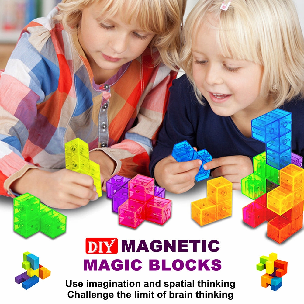 Mag Qubez - Magnetic Cube Building Blocks For Kids