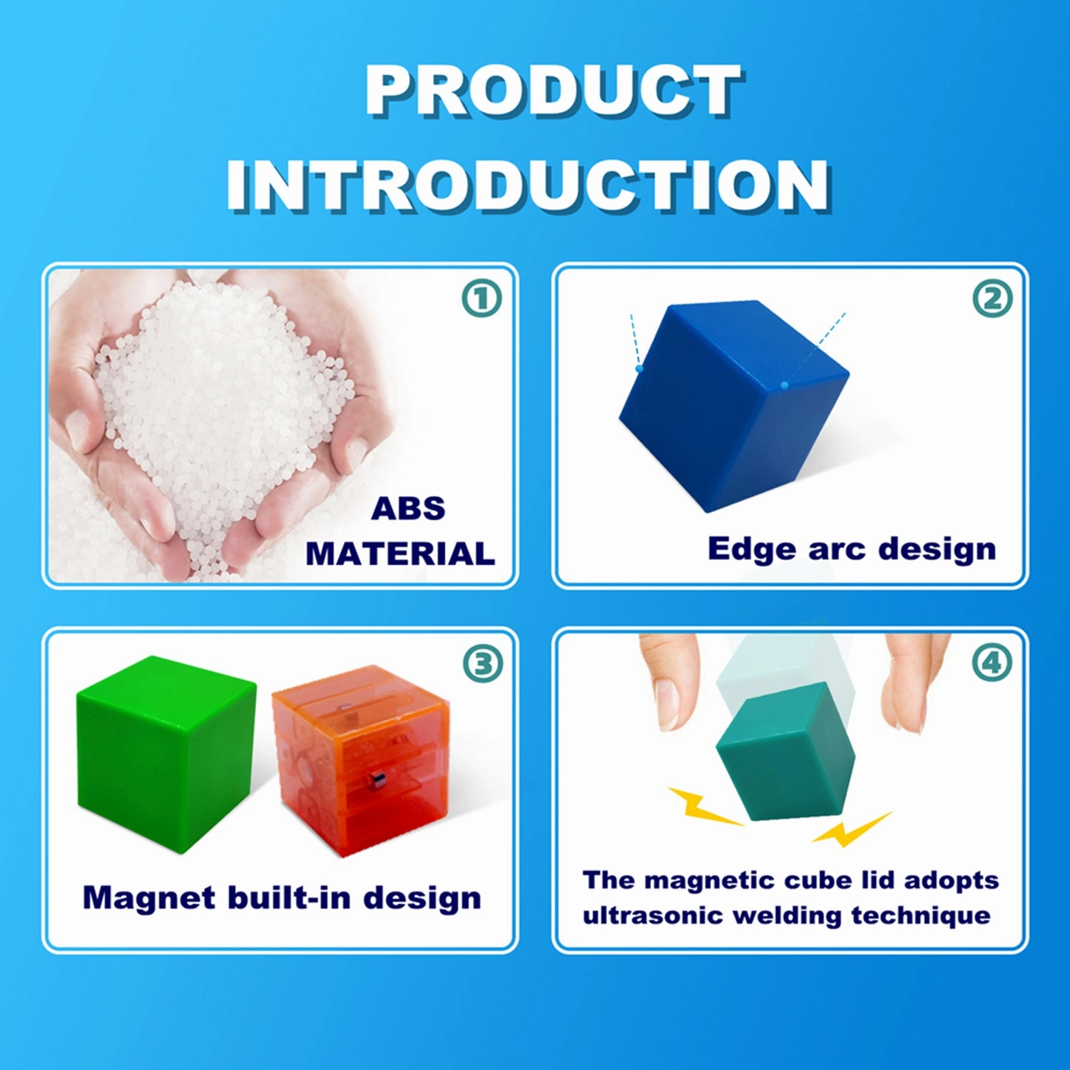 Mag Qubez - Magnetic Cube Building Blocks For Kids