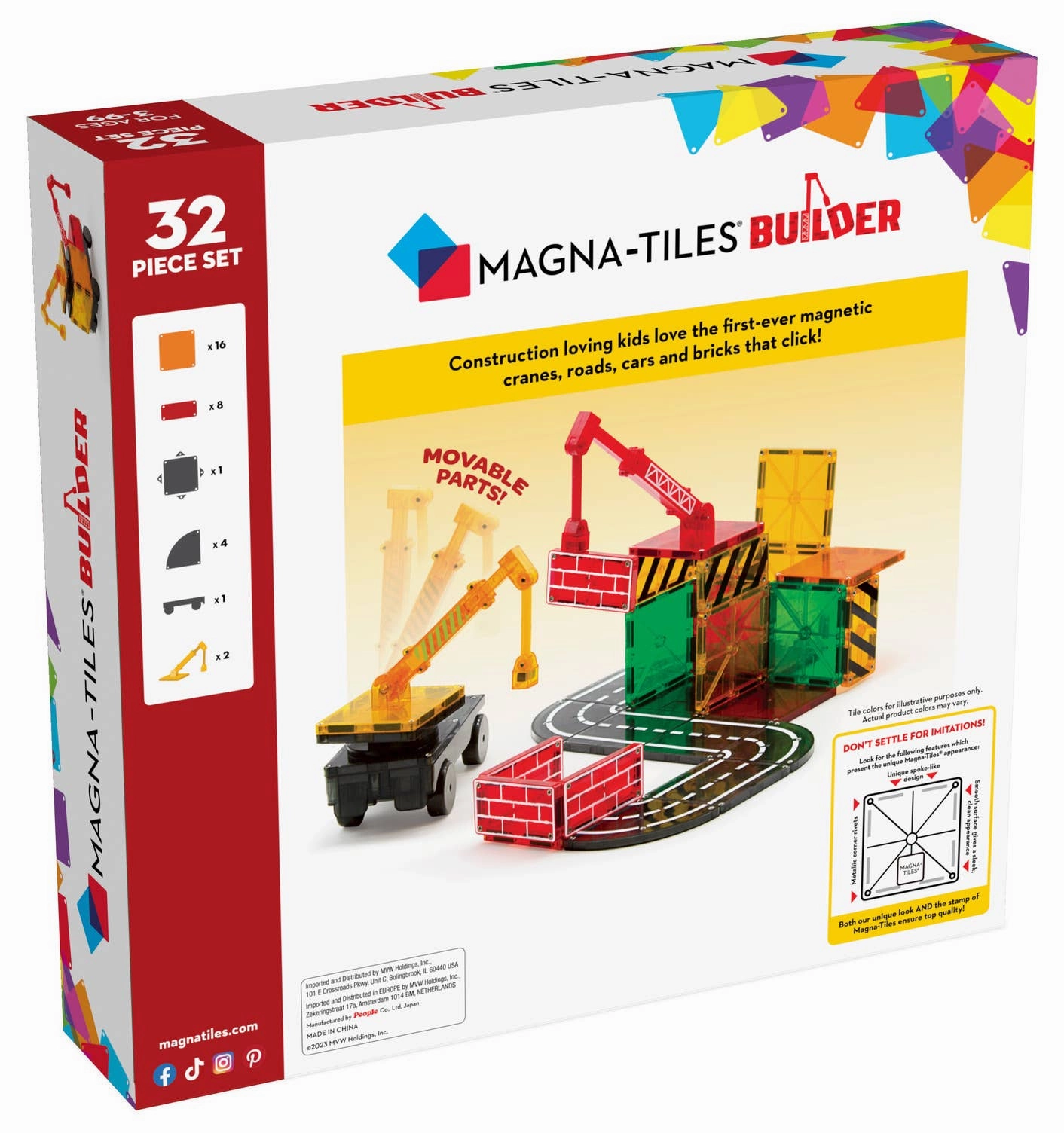 MAGNA-TILES BUILDER 32-PIECE SET