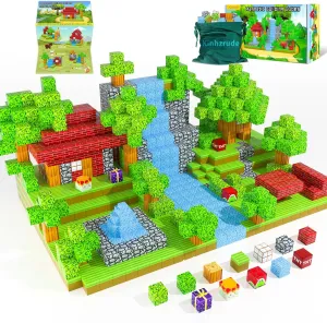 Magnetic Blocks - 120PCS Magnetic Cubes Building Toys Set for Kids,Toddler Montessori Creative Educational Toy,STEM Sensory Toys for Boys & Girls Ages 4-8 6-8 8-12,Game Gift for Kids Ages 3 