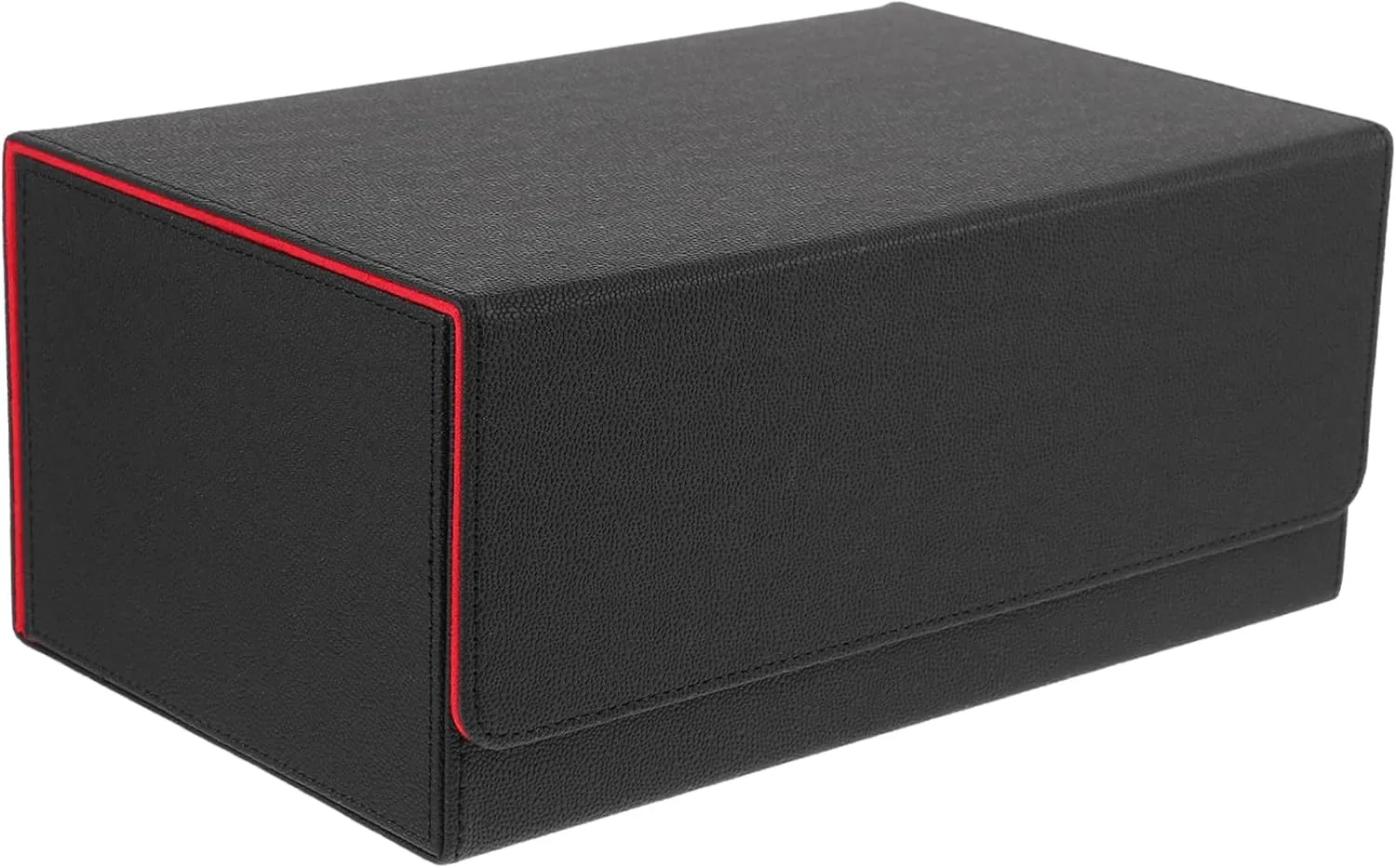 Magnetic Closure Trading Card Storage Case Luxurious Dual-Row Organizer for Game Cards Compact and Lightweight Design Stylish Home Office Storage