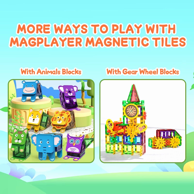 Magnetic Building Blocks Construction Set