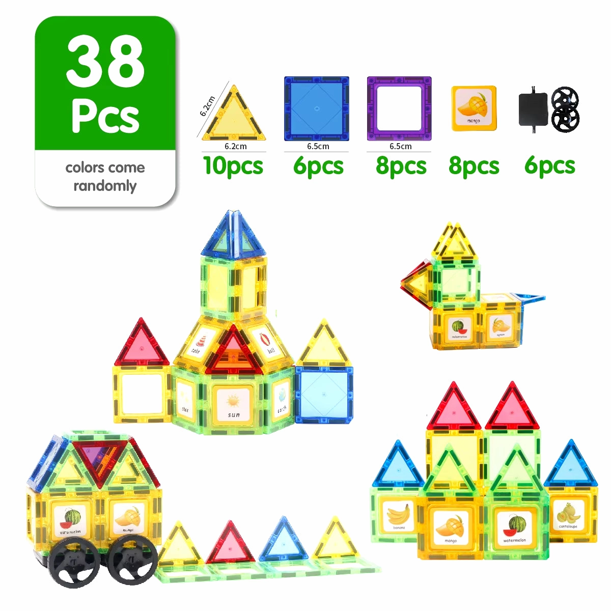 Magnetic Building Blocks Construction Set