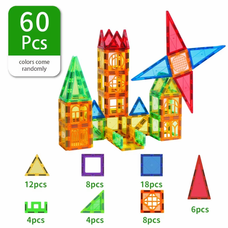 Magnetic Building Blocks Construction Set